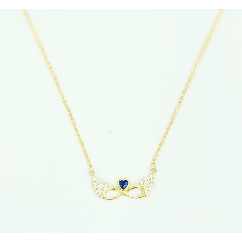 Gold Plated Infinity Necklace