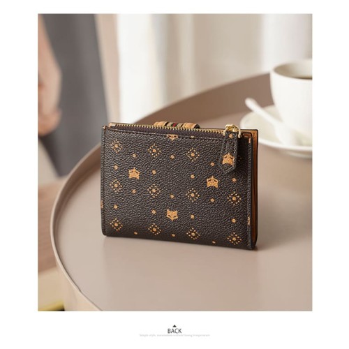 Foxer Small Womens Wallet Brown Colour