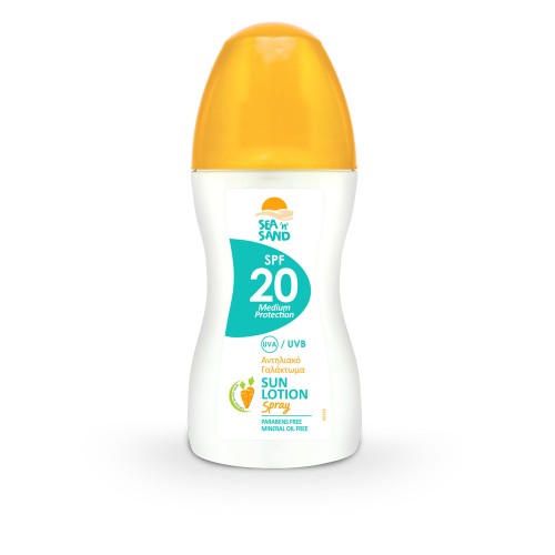 Sea n Sand Micro Γαλάκτωμα Σπρέυ Μεσαίας Προστασίας Spf20