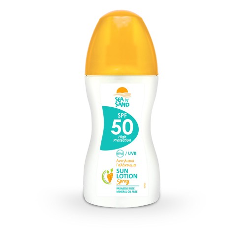 Sea n Sand Micro Γαλάκτωμα Σπρέυ Υψηλής Προστασίας Spf50