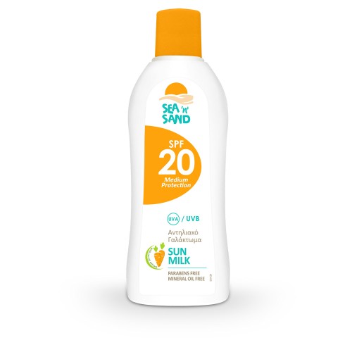 Sea n Sand Γαλάκτωμα Μεσαίας Προστασίας Spf 20