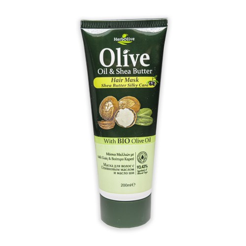 Herbolive Hair Mask For All Types With Shea Butter And Organic Olive Oil