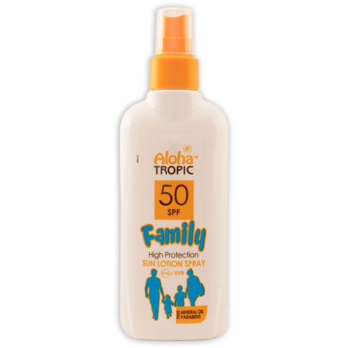 Aloha Tropic High Protection Family Sun Lotion Spf 50