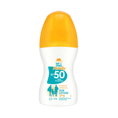 Sea n Sand Micro Υψηλής Προστασίας Γαλάκτωμα Spray Για Όλη Την Οικογένεια Spf 50