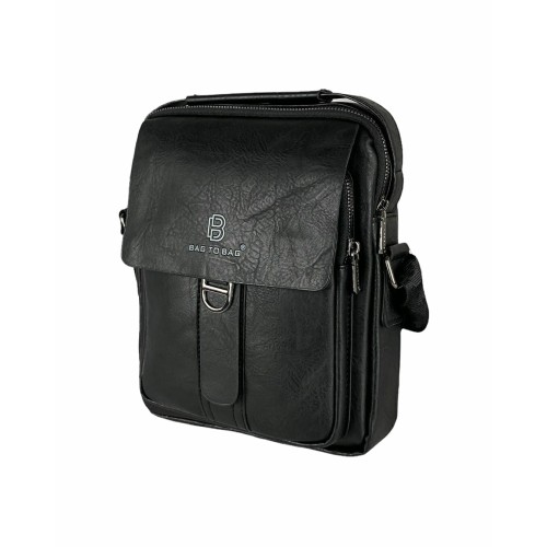 Mens Black BagToBag Crossbody - Hand Bag