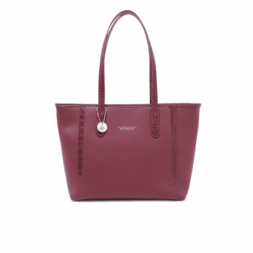 Womens Bag Shopper Shoulder Bag Burgundy Colour