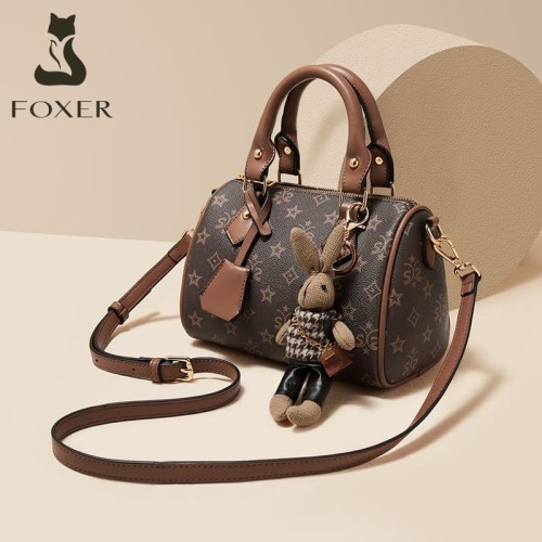 Foxer Womens Bag Tote Crossbody/Handbag Brown