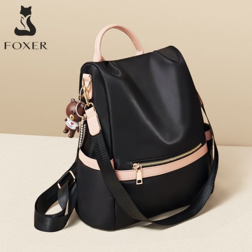 Foxer Womens Backpack Black Colour