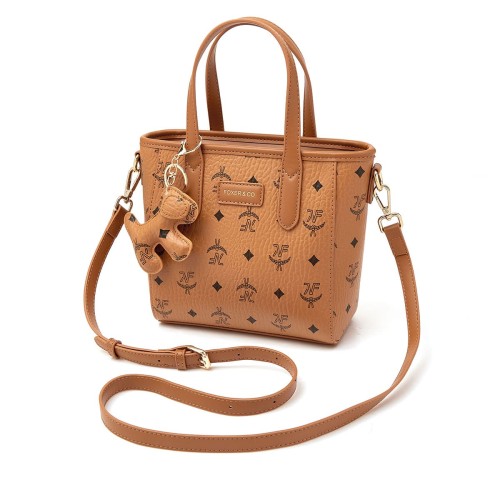 Foxer Womens Bag Tote Handbag Brown