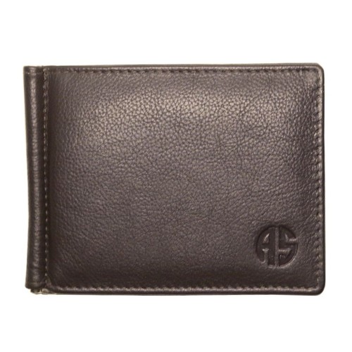Alpha Status Leather Mens Wallet with RFID Brown Colour With Clip