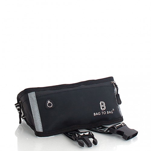 Black Color BagToBag Waist Bag - 2