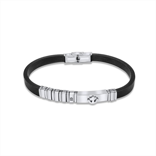 Steel - Caucho Bracelet