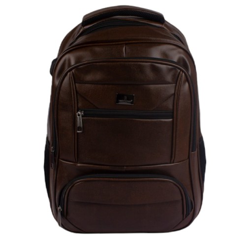 Men`s Brown Color Waterproof BagToBag Backpack With USB Port - 1