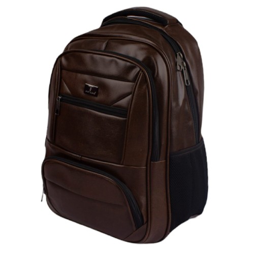 Men`s Brown Color Waterproof BagToBag Backpack With USB Port