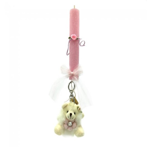 Easter Candle With A TeddyBear Keychain Set With A Music Box - 3