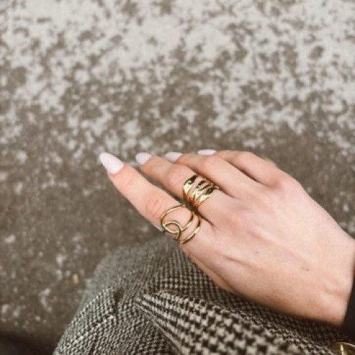 Gold Plated Steel Ring