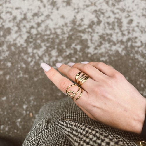 Gold Plated Steel Ring