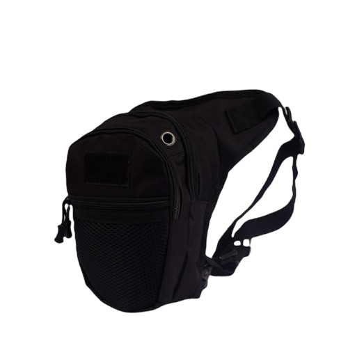 Mens  Thigh - Motorcycle Bag BagToBag Black Color - 3